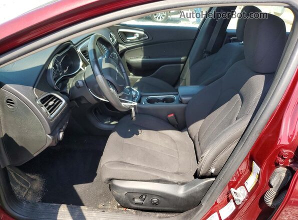 1C3CCCAB4GN137336 2016 CHRYSLER 200 Burgundy წინა სალონის ხედი