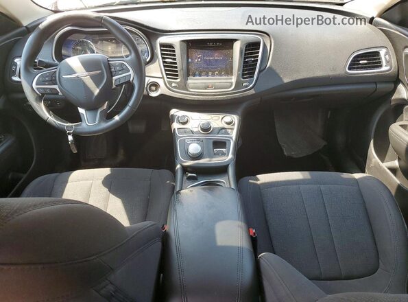 1C3CCCAB4GN137336 2016 CHRYSLER 200 Burgundy წინა პანელის ხედი