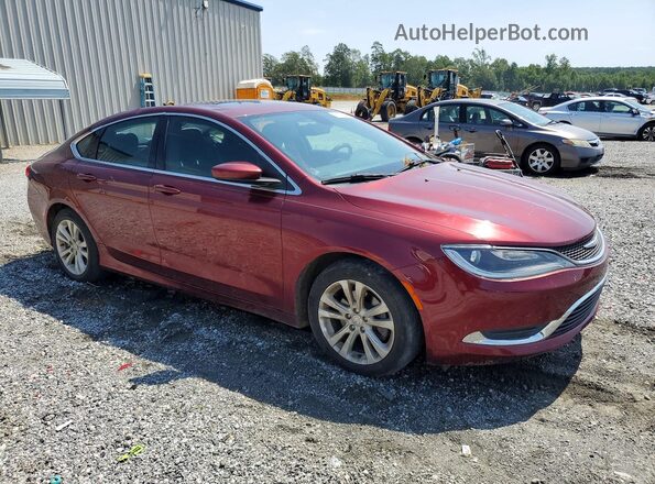 1C3CCCAB4GN137336 2016 CHRYSLER 200 Burgundy წინა მარჯვენა