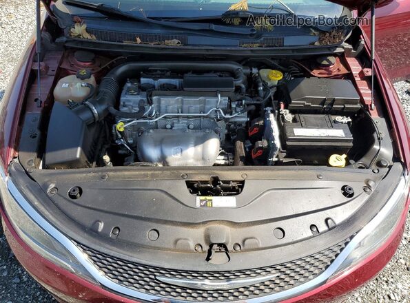 1C3CCCAB4GN137336 2016 CHRYSLER 200 Burgundy უკანა სალონის ხედი