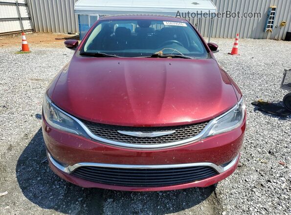 1C3CCCAB4GN137336 2016 CHRYSLER 200 Burgundy წინა ხედი