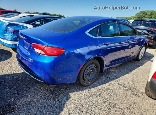 1C3CCCAB4GN172975 2016 CHRYSLER 200 Blue Front right