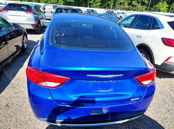 1C3CCCAB4GN172975 2016 CHRYSLER 200 Blue Front interior view