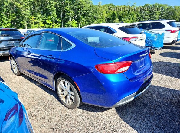 1C3CCCAB4GN172975 2016 CHRYSLER 200 Blue Rear right
