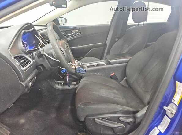 1C3CCCAB4GN172975 2016 CHRYSLER 200 Blue Dashboard view