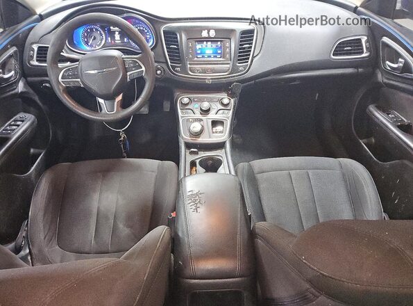 1C3CCCAB4GN172975 2016 CHRYSLER 200 Blue Instrument cluster view
