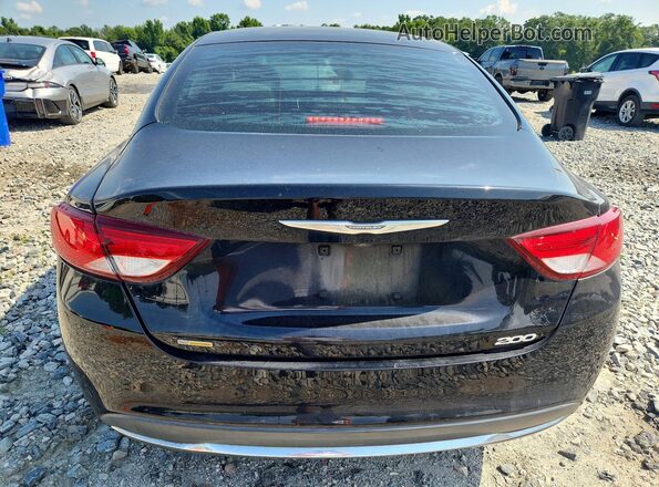 1C3CCCAB4GN181272 2016 CHRYSLER 200 Black Widok z tyłu