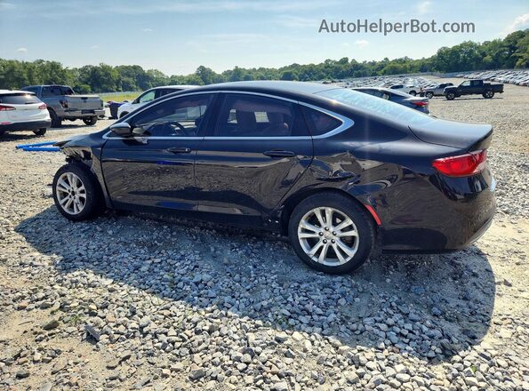 1C3CCCAB4GN181272 2016 CHRYSLER 200 Black Tył lewy