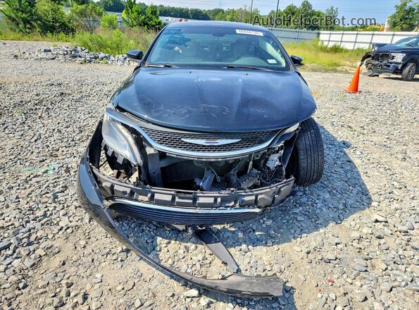 1C3CCCAB4GN181272 2016 CHRYSLER 200 Black Widok z przodu