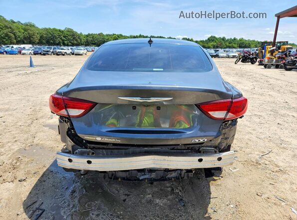 1C3CCCAB4GN192000 2016 CHRYSLER 200 Gray Vista trasera
