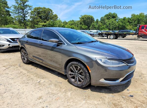1C3CCCAB4GN192000 2016 CHRYSLER 200 Gray Delantero derecho