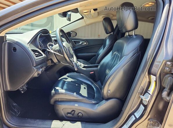 1C3CCCAB4GN192000 2016 CHRYSLER 200 Gray Vista interior delantera