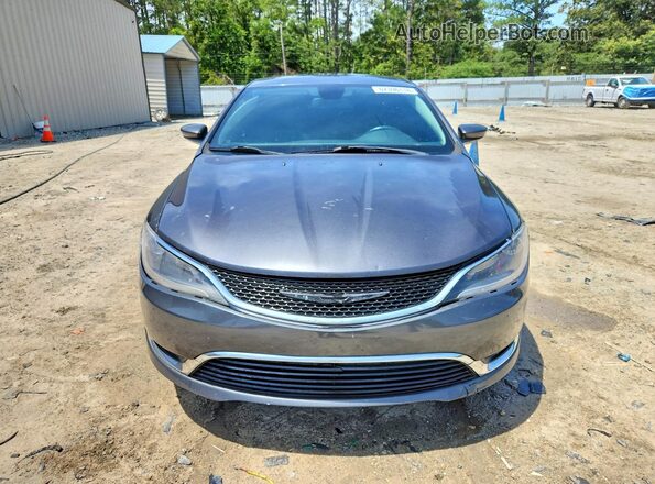 1C3CCCAB4GN192000 2016 CHRYSLER 200 Gray Vista frontal