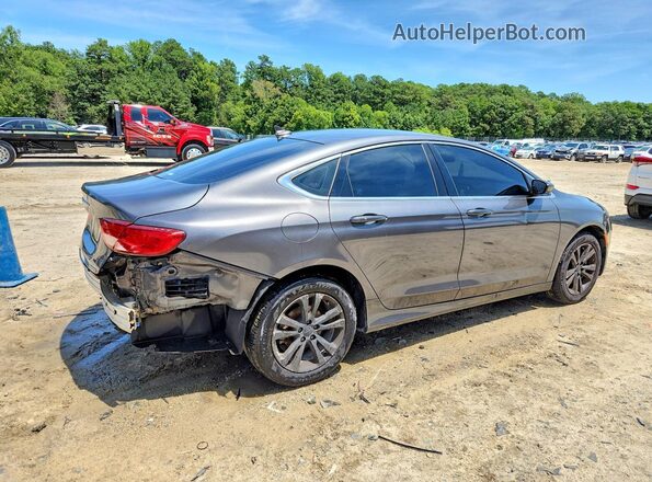 1C3CCCAB4GN192000 2016 CHRYSLER 200 Gray Trasero derecho