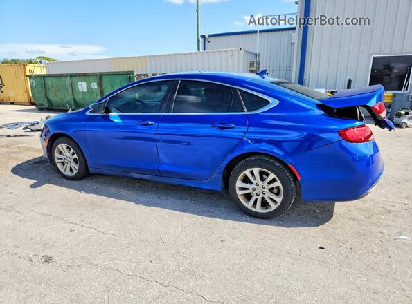 1C3CCCAB4HN505015 2017 CHRYSLER 200 Blue Przód prawy