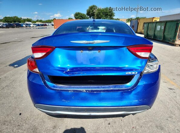 1C3CCCAB4HN505015 2017 CHRYSLER 200 Blue Widok wnętrza z tyłu