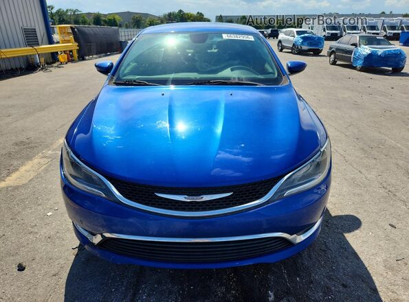 1C3CCCAB4HN505015 2017 CHRYSLER 200 Blue Widok tylnych siedzeń