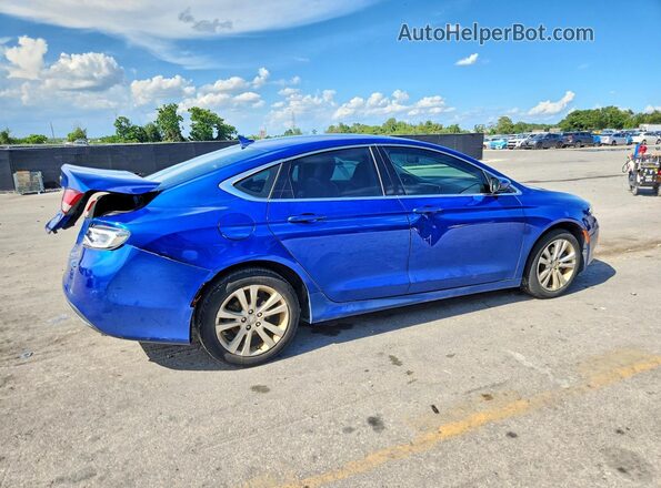 1C3CCCAB4HN505015 2017 CHRYSLER 200 Blue Widok z tyłu
