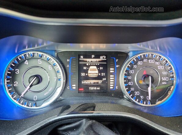 1C3CCCAB4HN505015 2017 CHRYSLER 200 Blue 