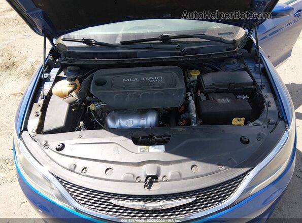 1C3CCCAB5GN122523 2016 CHRYSLER 200 Blue Vista trasera