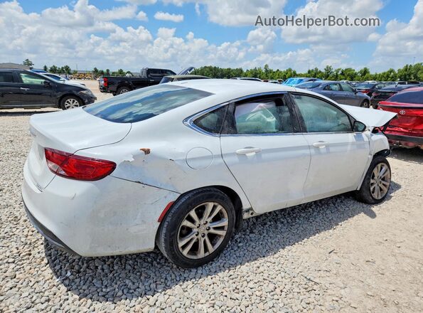 1C3CCCAB5GN126569 2016 CHRYSLER 200 Белый Задняя правая четверть