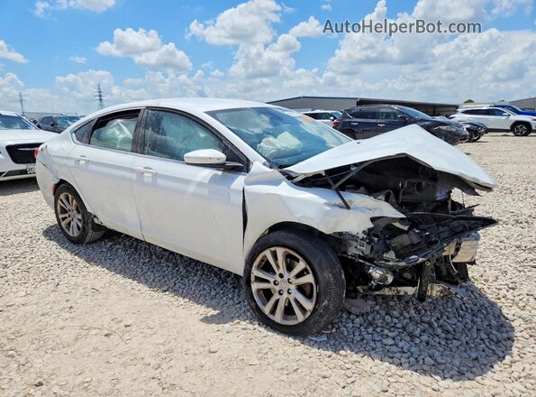 1C3CCCAB5GN126569 2016 CHRYSLER 200 Белый Передняя правая четверть