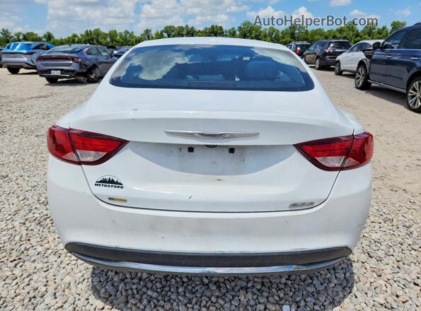 1C3CCCAB5GN126569 2016 CHRYSLER 200 Белый Вид сзади