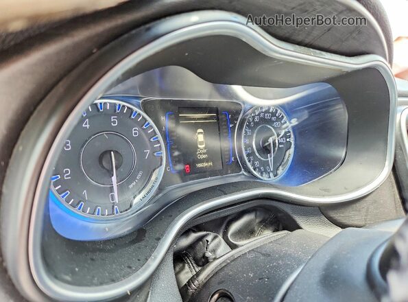 1C3CCCAB5GN126569 2016 CHRYSLER 200 Белый Вид щитка приборов