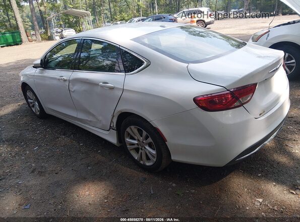 1C3CCCAB5GN131481 2016 CHRYSLER 200 White Trasero izquierdo