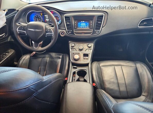 1C3CCCAB5GN159247 2016 CHRYSLER 200 Charcoal Widok deski rozdzielczej