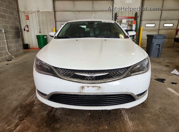 1C3CCCAB5GN166103 2016 CHRYSLER 200 White Vista frontal