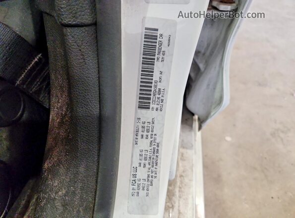 1C3CCCAB5GN166103 2016 CHRYSLER 200 White Vista de la etiqueta del VIN
