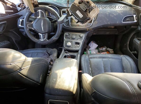 1C3CCCAB5HN511633 2017 CHRYSLER 200 Gray Dashboard view