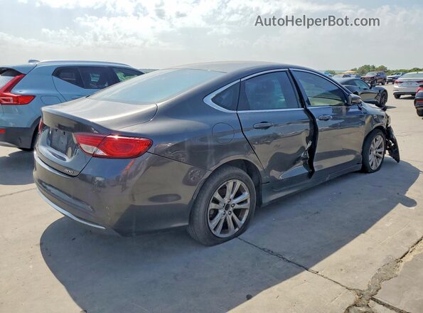 1C3CCCAB6GN143459 2016 CHRYSLER 200 Серый Передняя правая четверть