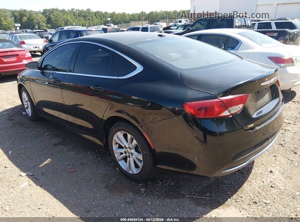 1C3CCCAB6GN154462 2016 CHRYSLER 200 Black Tył lewy