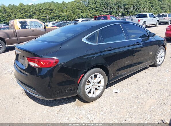 1C3CCCAB6GN154462 2016 CHRYSLER 200 Black Tył prawy