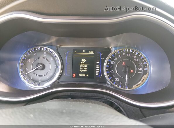 1C3CCCAB6GN154462 2016 CHRYSLER 200 Black Widok tylnych siedzeń
