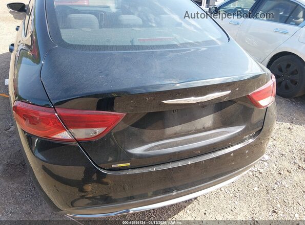 1C3CCCAB6GN154462 2016 CHRYSLER 200 Black Widok z przodu