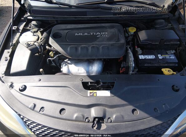 1C3CCCAB6GN154462 2016 CHRYSLER 200 Black Widok z tyłu