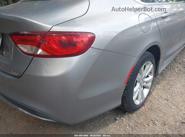 1C3CCCAB6GN164862 2016 CHRYSLER 200 Gray Vista frontal