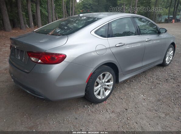 1C3CCCAB6GN164862 2016 CHRYSLER 200 Gray Trasero derecho