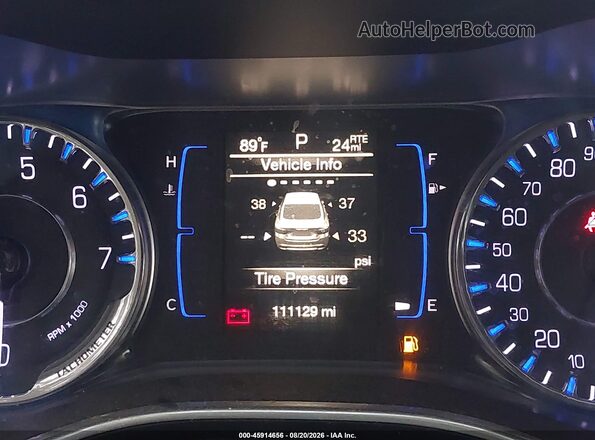1C3CCCAB6GN164862 2016 CHRYSLER 200 Gray Vista de los asientos traseros