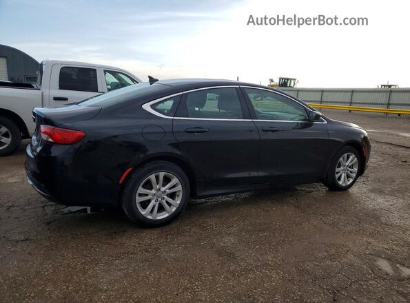 1C3CCCAB6GN174422 2016 CHRYSLER 200 Black Հետևի աջ