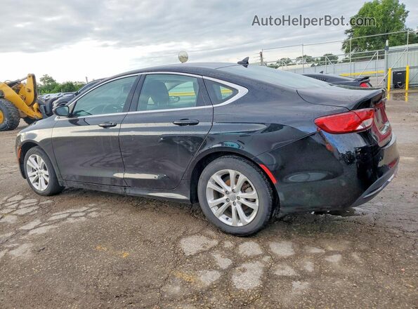 1C3CCCAB6GN174422 2016 CHRYSLER 200 Black Հետևի ձախ