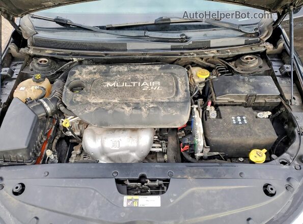 1C3CCCAB6GN174422 2016 CHRYSLER 200 Black Սալոնի հետևի տեսք