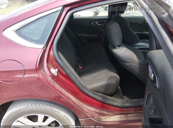 1C3CCCAB6GN174582 2016 CHRYSLER 200 Бордовый Вид наклейки с VIN-кодом