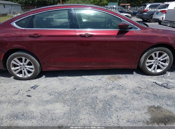 1C3CCCAB6GN174582 2016 CHRYSLER 200 Бордовый Вид щитка приборов