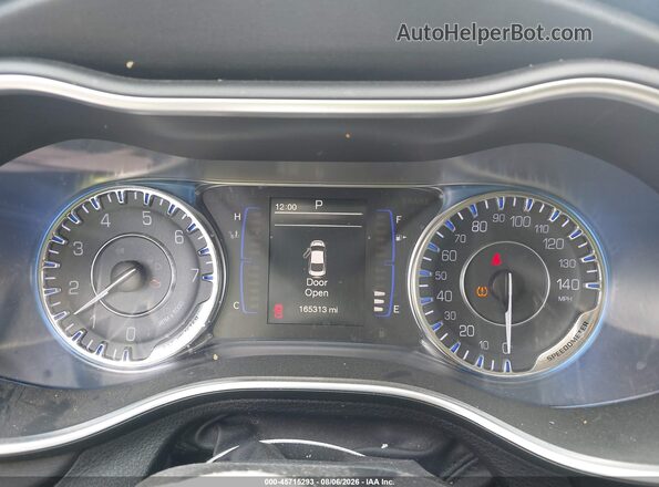 1C3CCCAB7GN113323 2016 CHRYSLER 200 Black Հետևի նստատեղերի տեսք