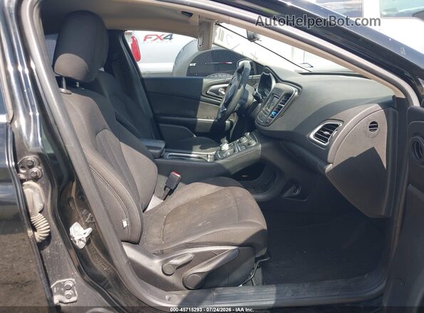 1C3CCCAB7GN113323 2016 CHRYSLER 200 Black Սալոնի դիմացի տեսք