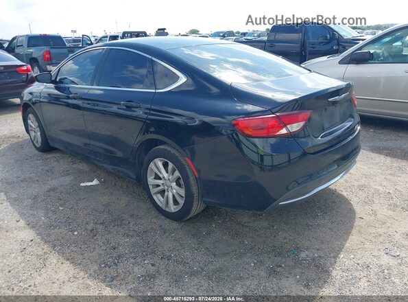 1C3CCCAB7GN113323 2016 CHRYSLER 200 Black Հետևի ձախ